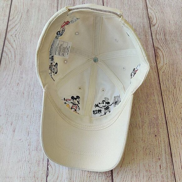 Vintage Disney Parks Y2K history Mickey embroidered adult baseball cap main image 11